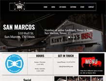 Tablet Screenshot of kentblacksbbq.com